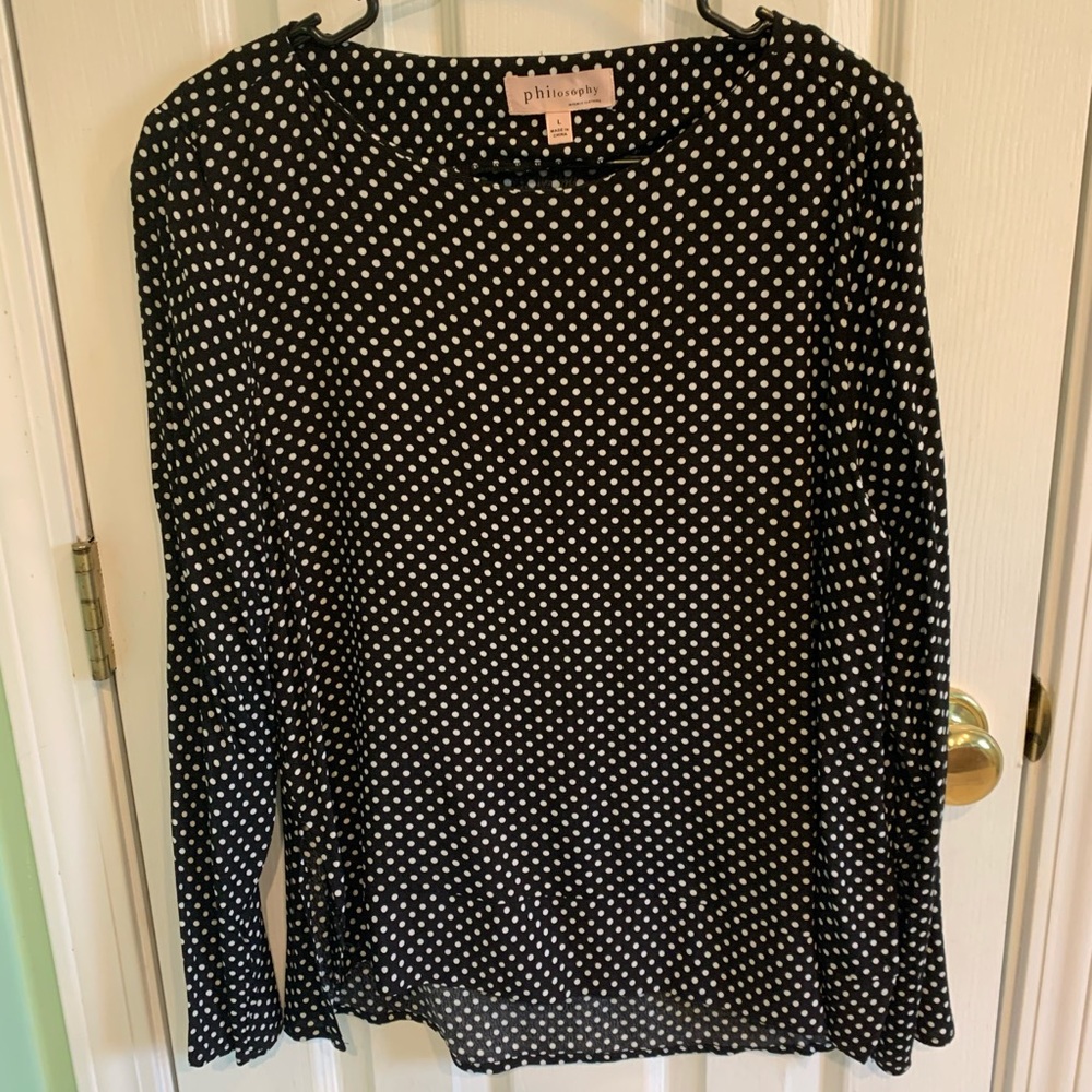 Philosophy Polka Dot Blouse
